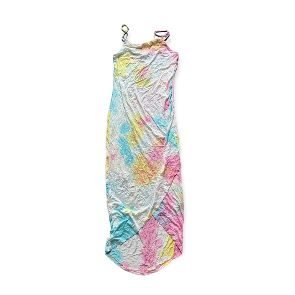 NWT Fashion Nova Good Timing Tie Dye Midi Dress M